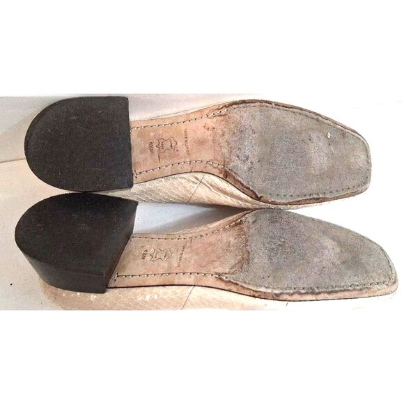 Size 8 1/2-M Tory Burch "GEORGIA" Gingerbread Block Heel Pump shoes - Picture 6 of 7